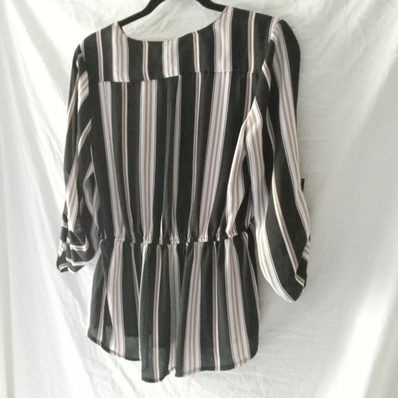 Women's L J is for Justify Striped Shirt - Picture 13 of 16